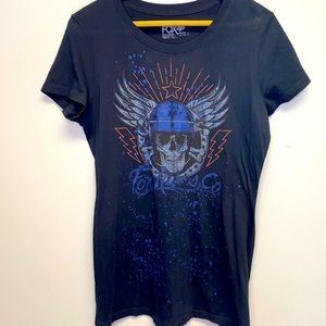 Fox Riders Co |  Motocross Skeleton Graphic TShirt